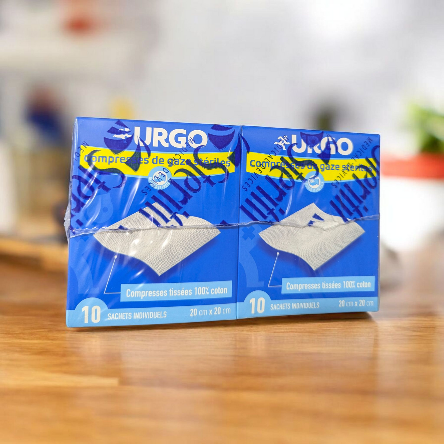 Pack x10 COMPRESSES STERILES URGO